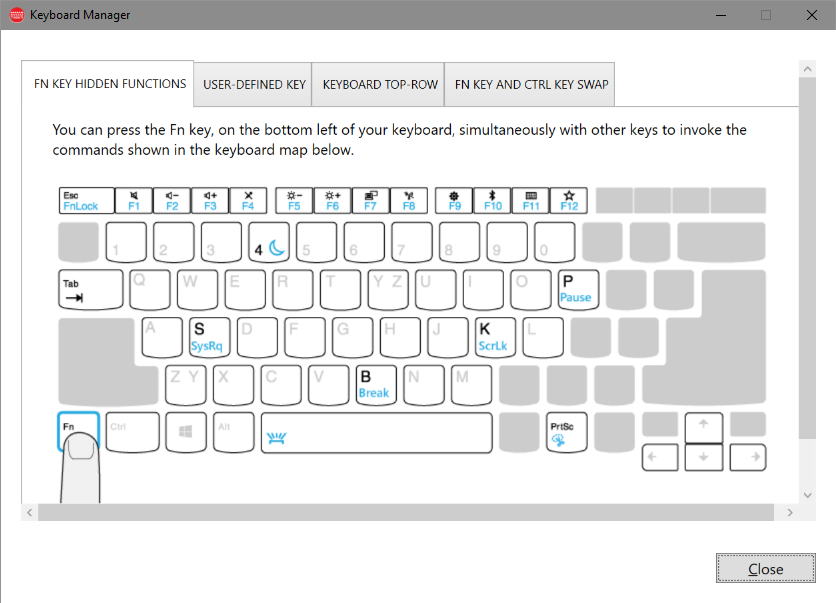 keyboard manager